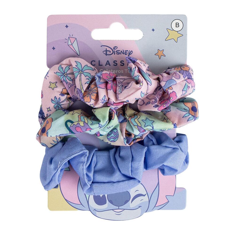 Blister 3 coleteros Stitch Disney