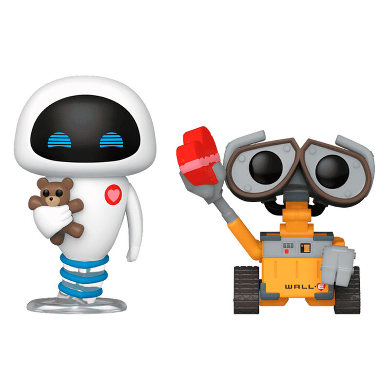Blister 2 figuras Pocket POP Disney Pixar Wall-E & Eve Valentine