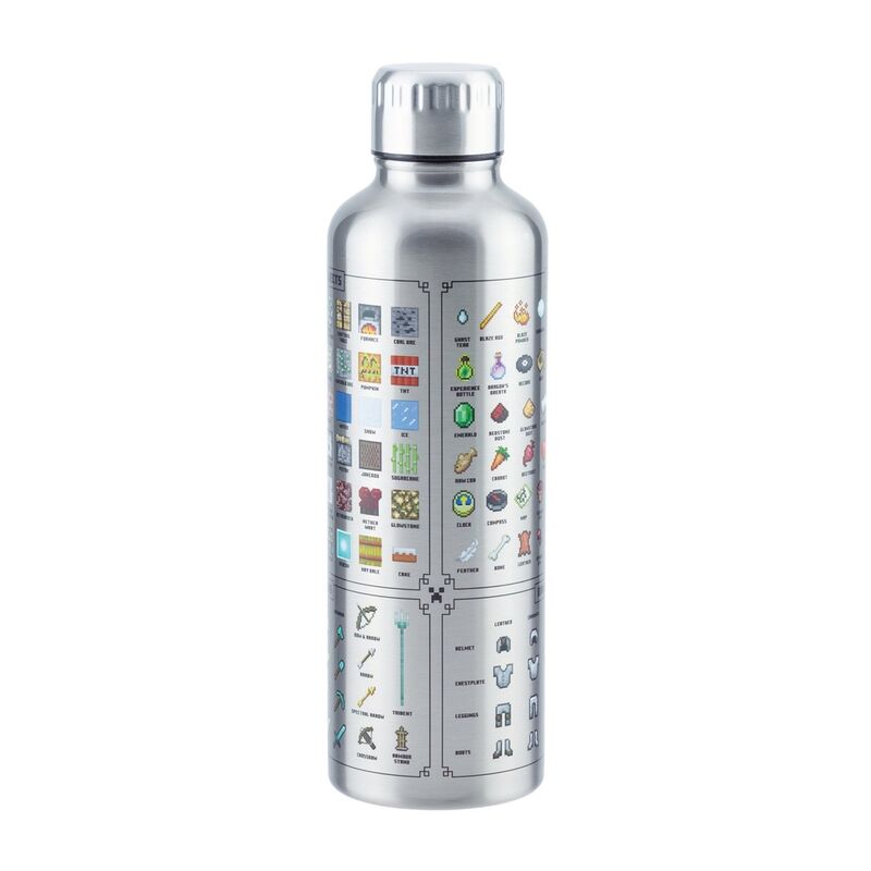 Botella acero inoxidable Minecraft
