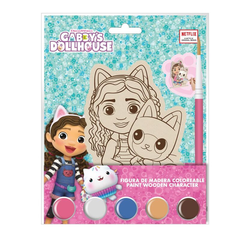 Figura coloreable La Casa de Muñecas de Gabby