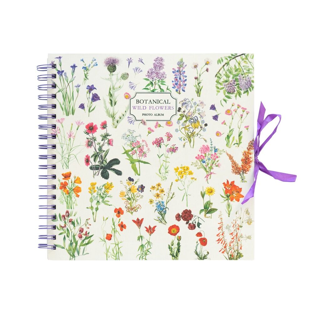 Album de Fotos Scrapbook Flores Silvestres