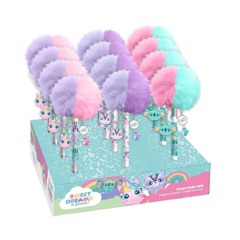 Boligrafo pompon Sweet Dreams surtido