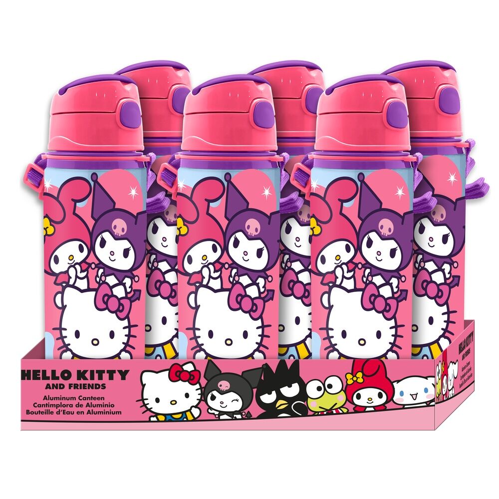 Cantimplora aluminio Hello Kitty and Friends 600ml
