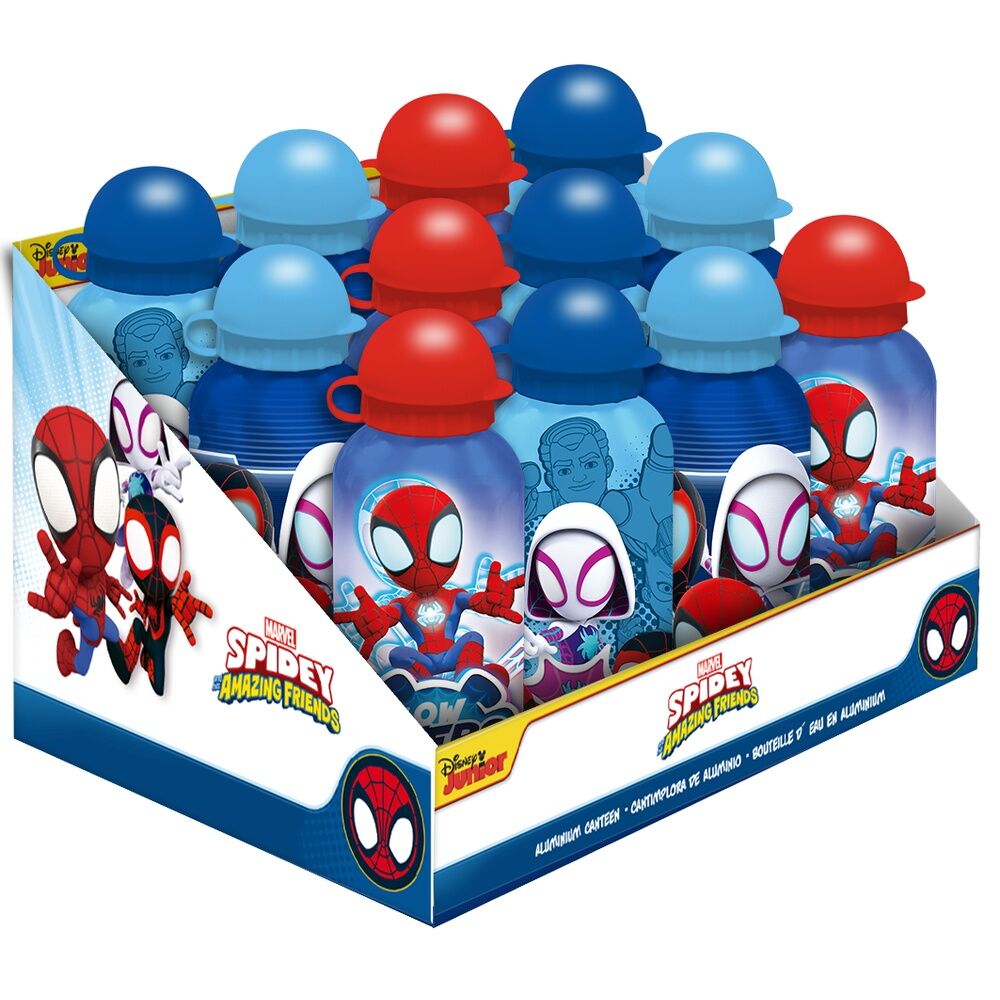 Cantimplora aluminio Spidey the Amazing Friends Marvel 500ml surtido