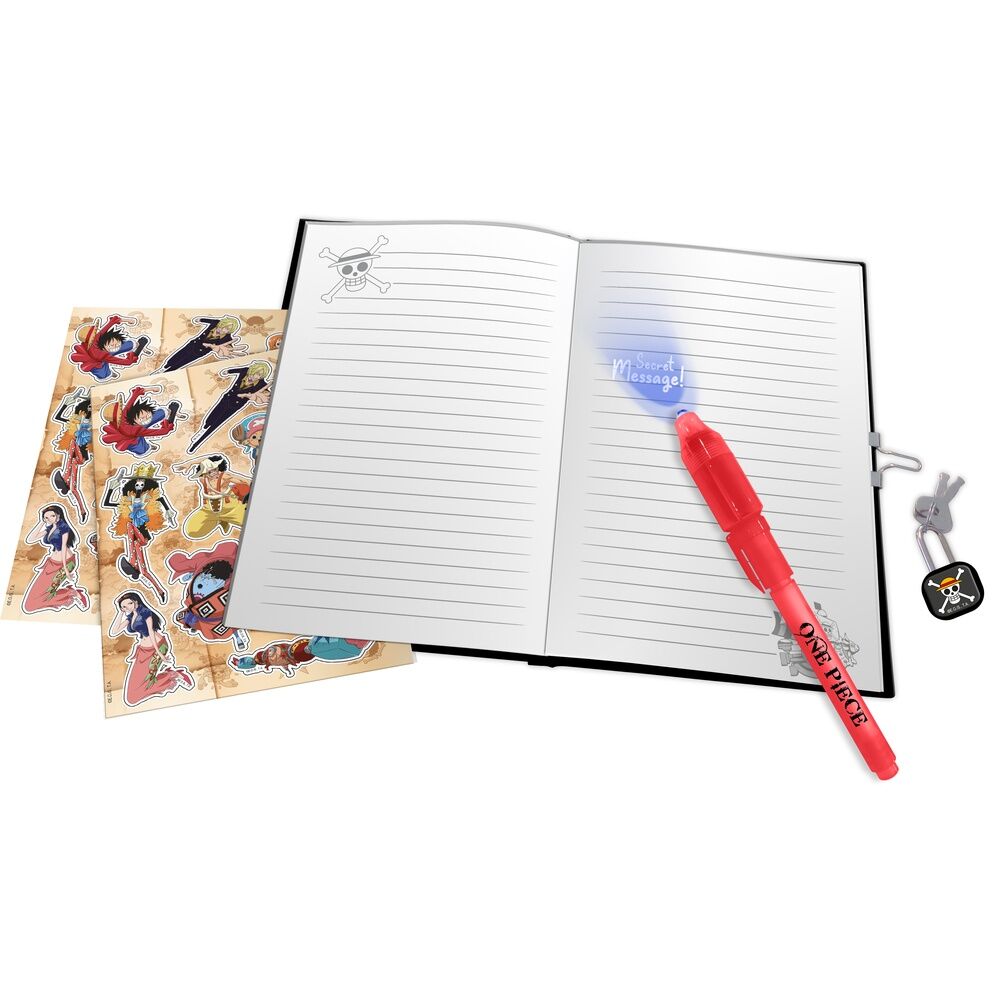 Diario + Boligrafo magico One Piece