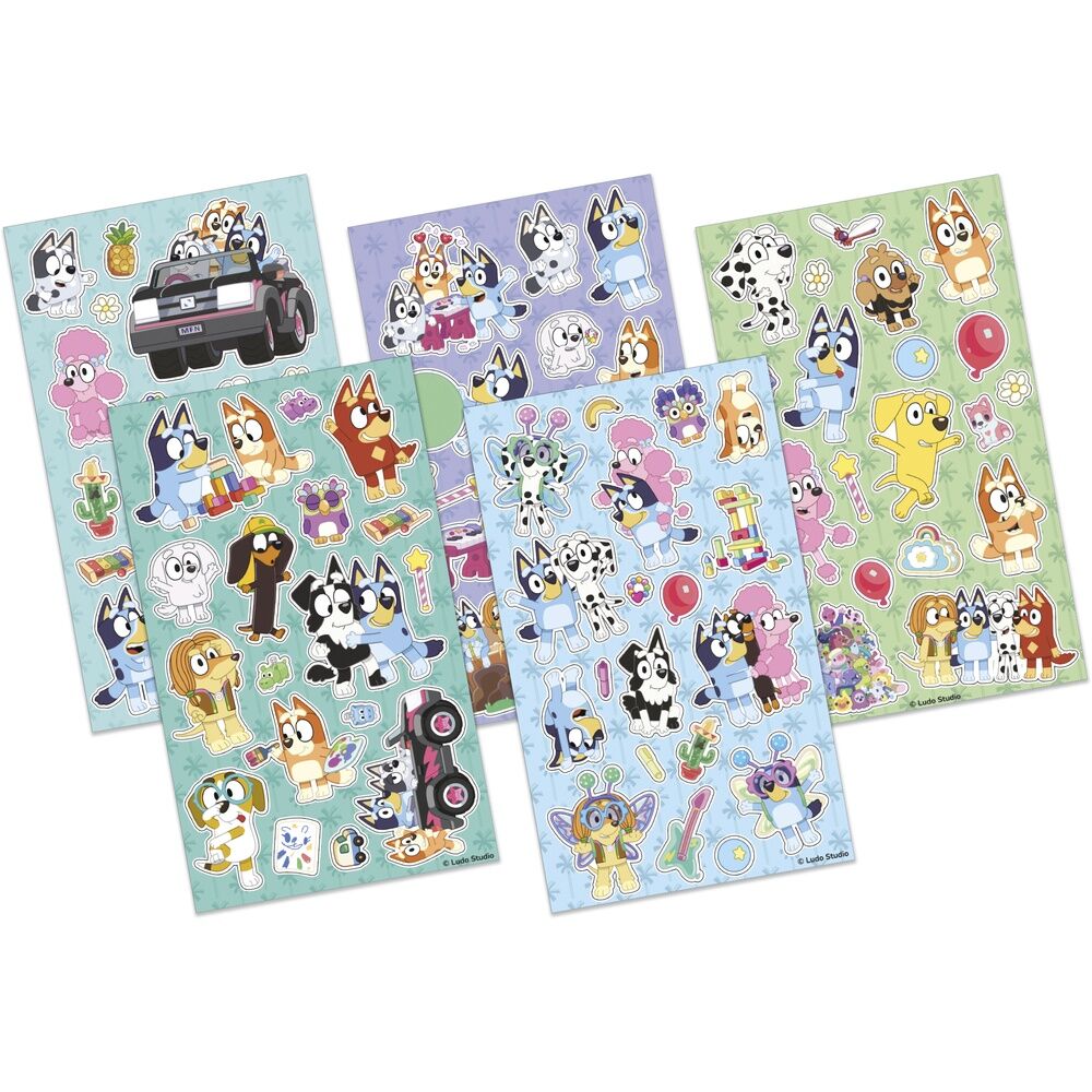 Set pegatinas Bluey