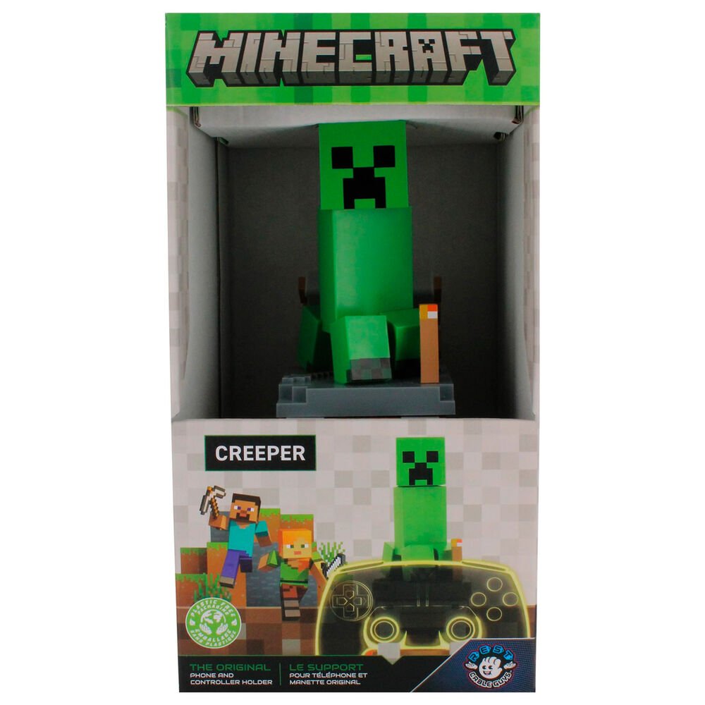 Cable Guy soporte sujecion Creeper Minecraft 20cm - Imagen 7