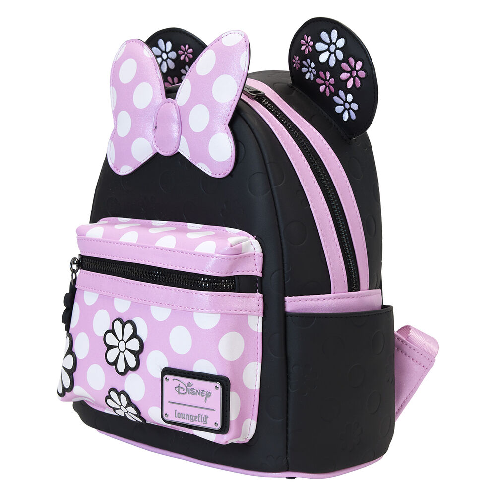Mochila Floral Rock the Dots Minnie Disney Loungefly - Imagen 7