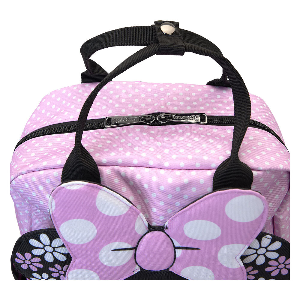 Mochila nylon Floral Rock the Dots Minnie Disney Loungefly - Imagen 5