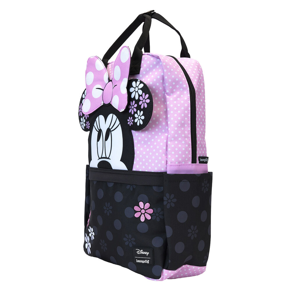 Mochila nylon Floral Rock the Dots Minnie Disney Loungefly - Imagen 4