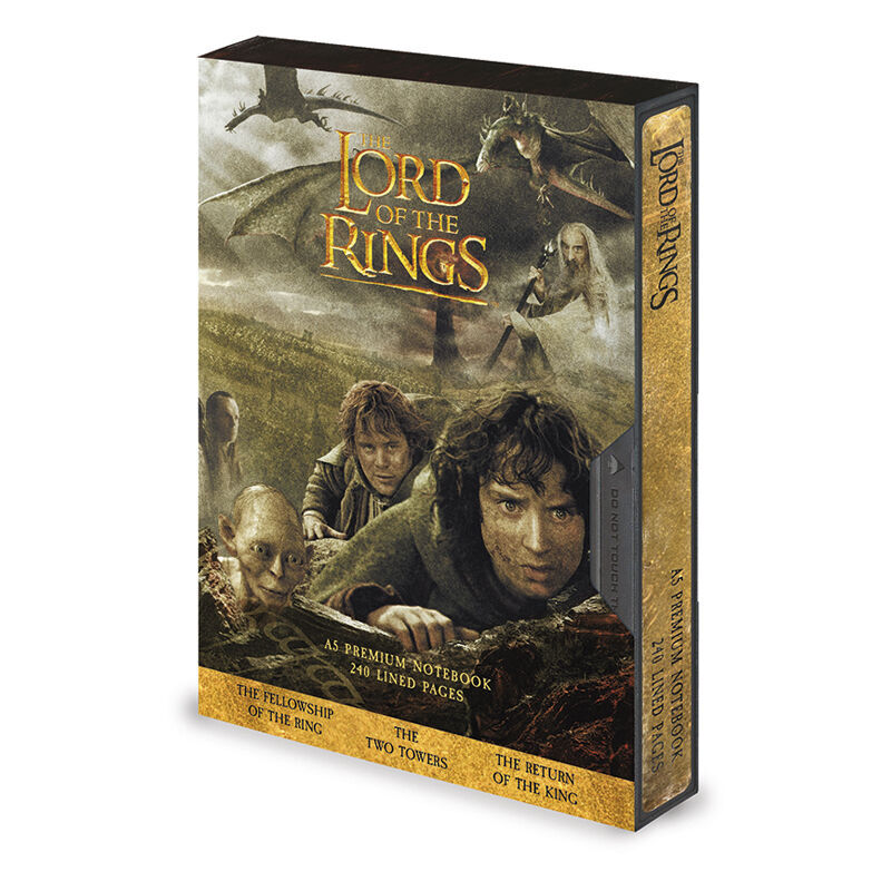 Cuaderno A5 Premium VHS El Señor de los Anillos