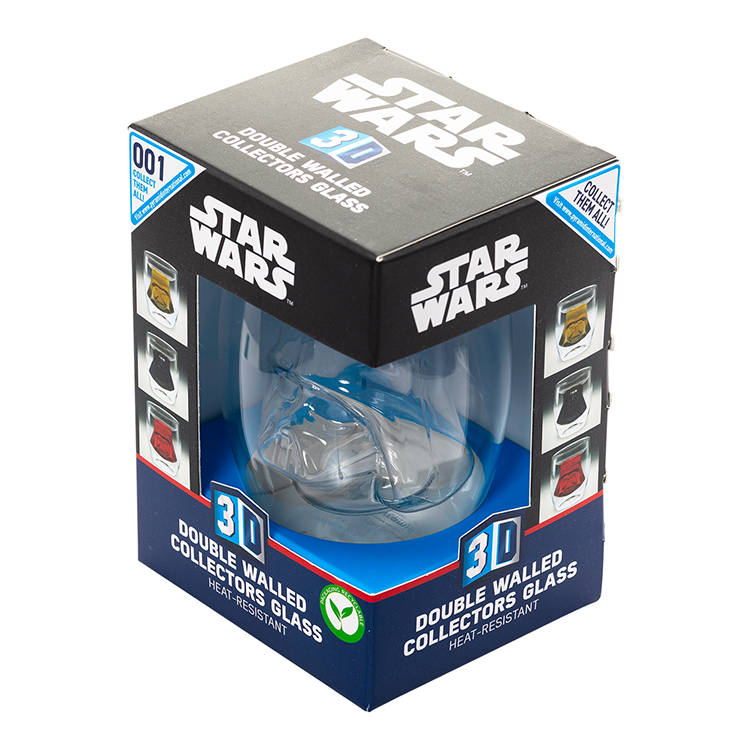 Vaso 3D doble pared Darth Vader Star Wars