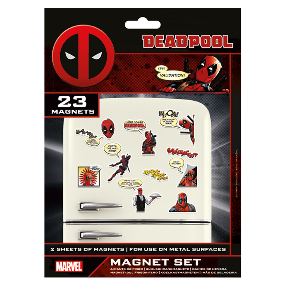 Set Imanes Deadpool Marvel