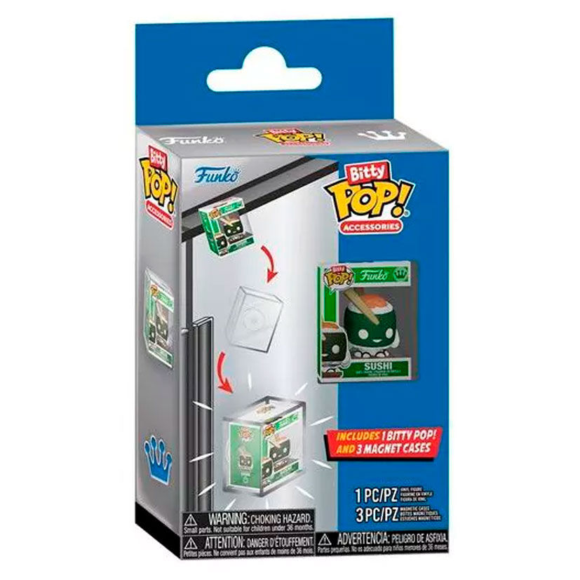 Blister 3 cajas magneticas + Bitty POP