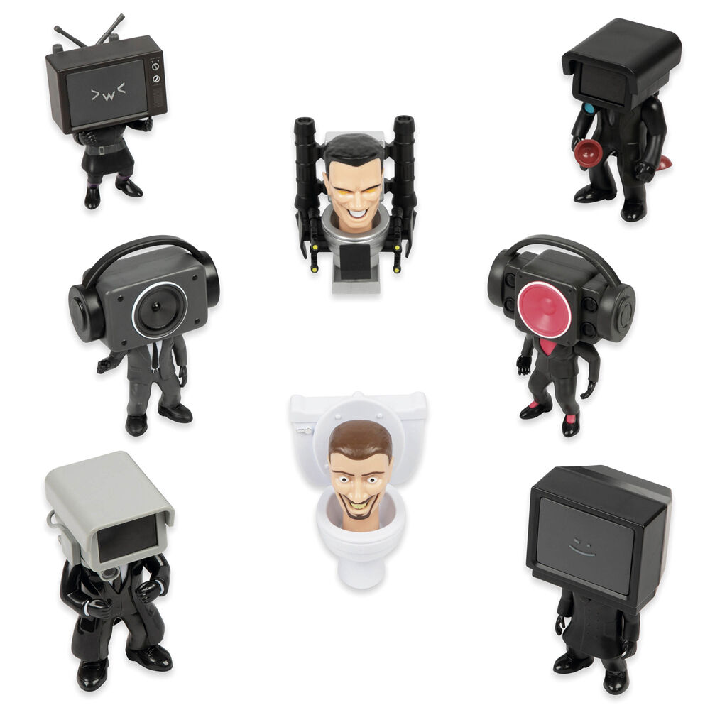 Sobre sorpresa figura Skibidi Toilet surtido