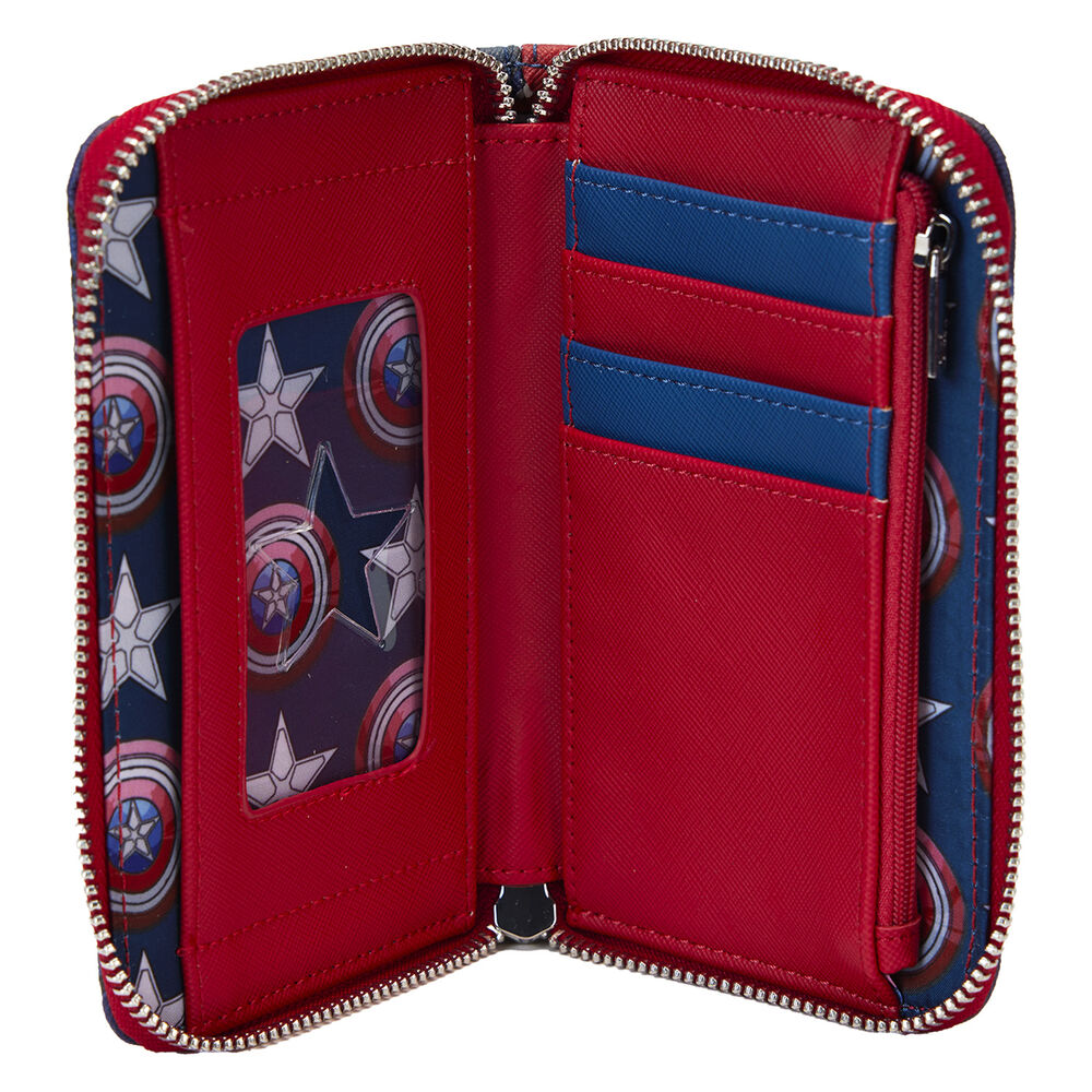Cartera Brave New World Capitan America Marvel Loungefly - Imagen 6