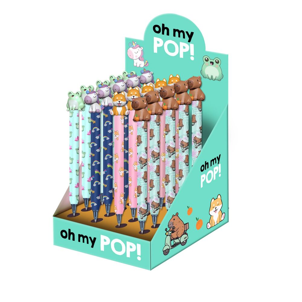 Boligrafo Gel borrable Oh My Pop! surtido