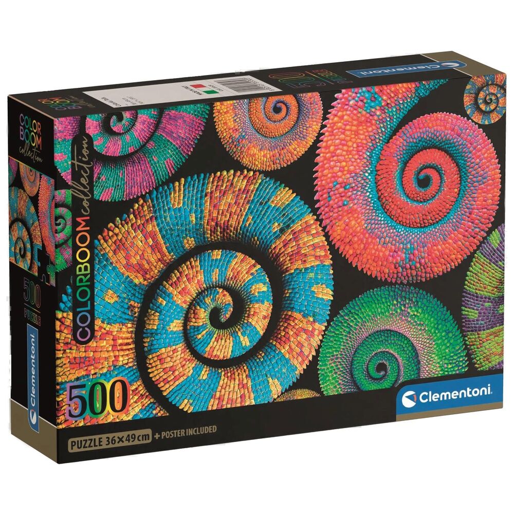 Puzzle Curly Tails Color Boom 500pzs