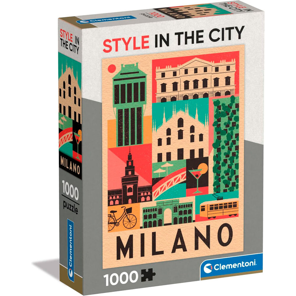 Puzzle Milan Style in the City 1000pzs
