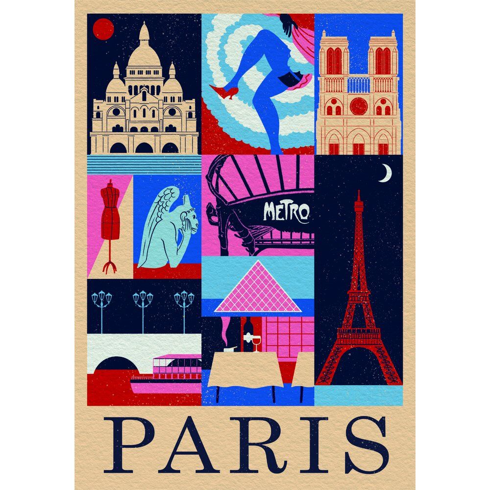 Puzzle Paris Style in the City 1000pzs