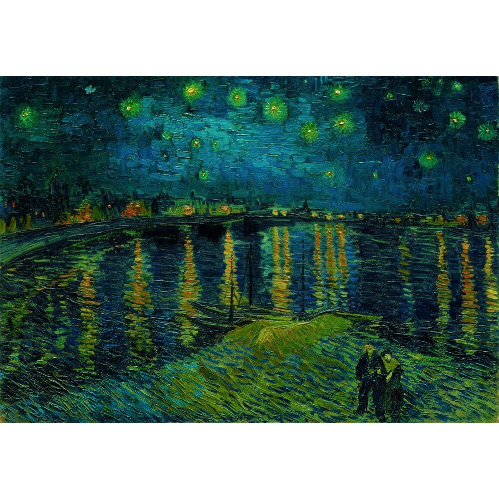 Puzzle Starry Night Over the Rhone Van Gogh Museum 1000pzs