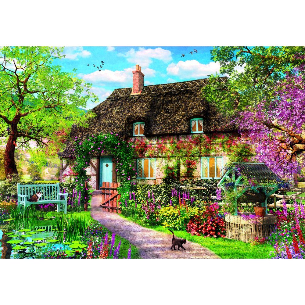 Puzzle The Old Cottage High Quality 1000pzs