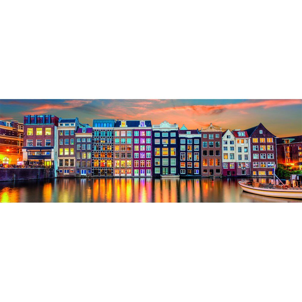 Puzzle Panorama Bright Amsterdam High Quality 1000pzs