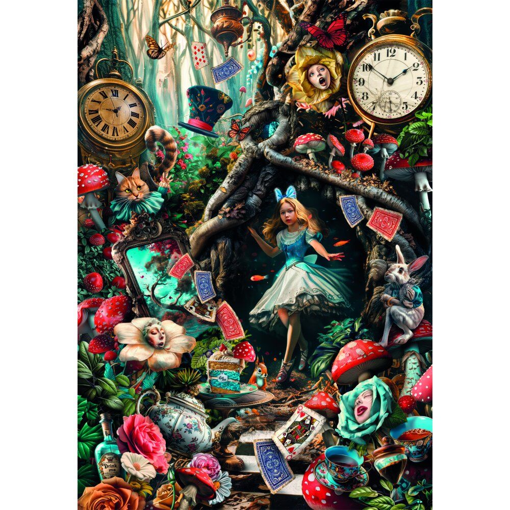 Puzzle Another Day in Wonderland High Quality 1000pzs