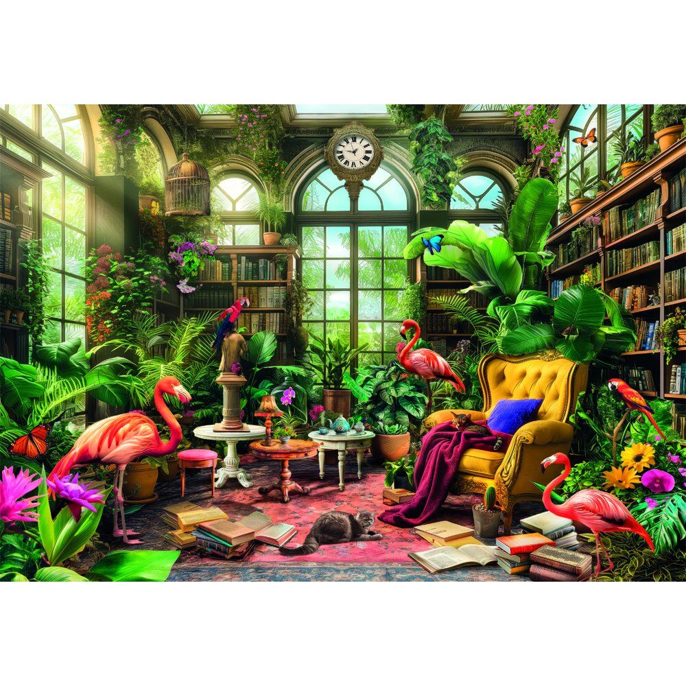 Puzzle The Greenhouse Library High Quality 1000pzs
