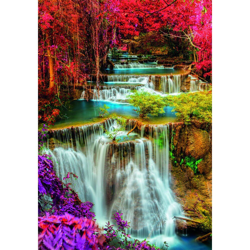 Puzzle Colourful Thai Falls High Quality 1000pzs