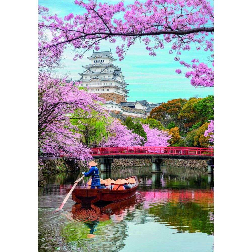 Puzzle Himeji Castle in Spring High Quality 1000pzs