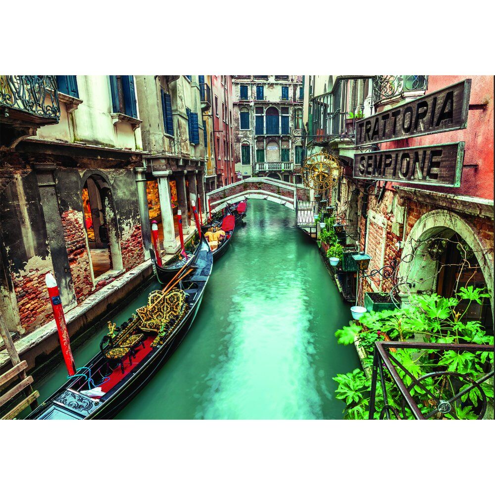 Puzzle Venice Canal High Quality 1000pzs