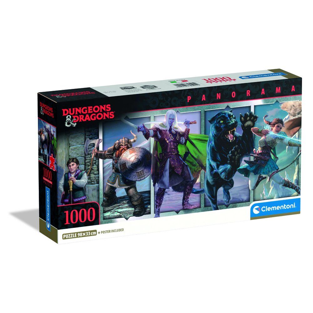 Puzzle Panorama Dragones y Mazmorras 1000pzs