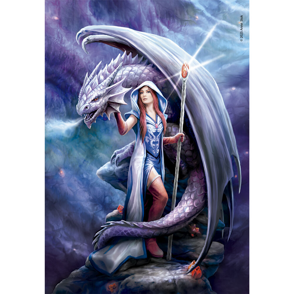 Puzzle Dragon Mage Anne Stokes 1000pzs