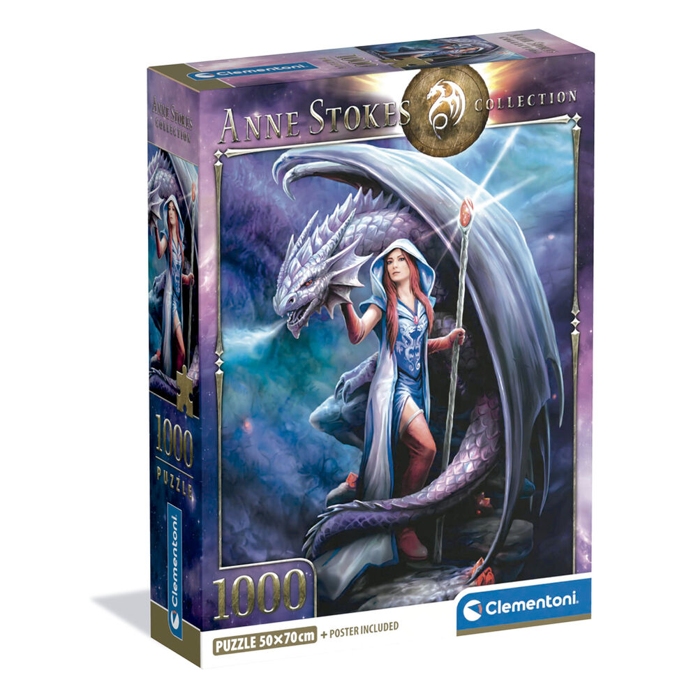 Puzzle Dragon Mage Anne Stokes 1000pzs