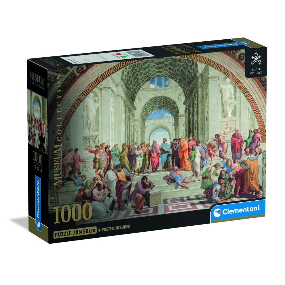 Puzzle School of Athens Raffaello Museum 1000pzs