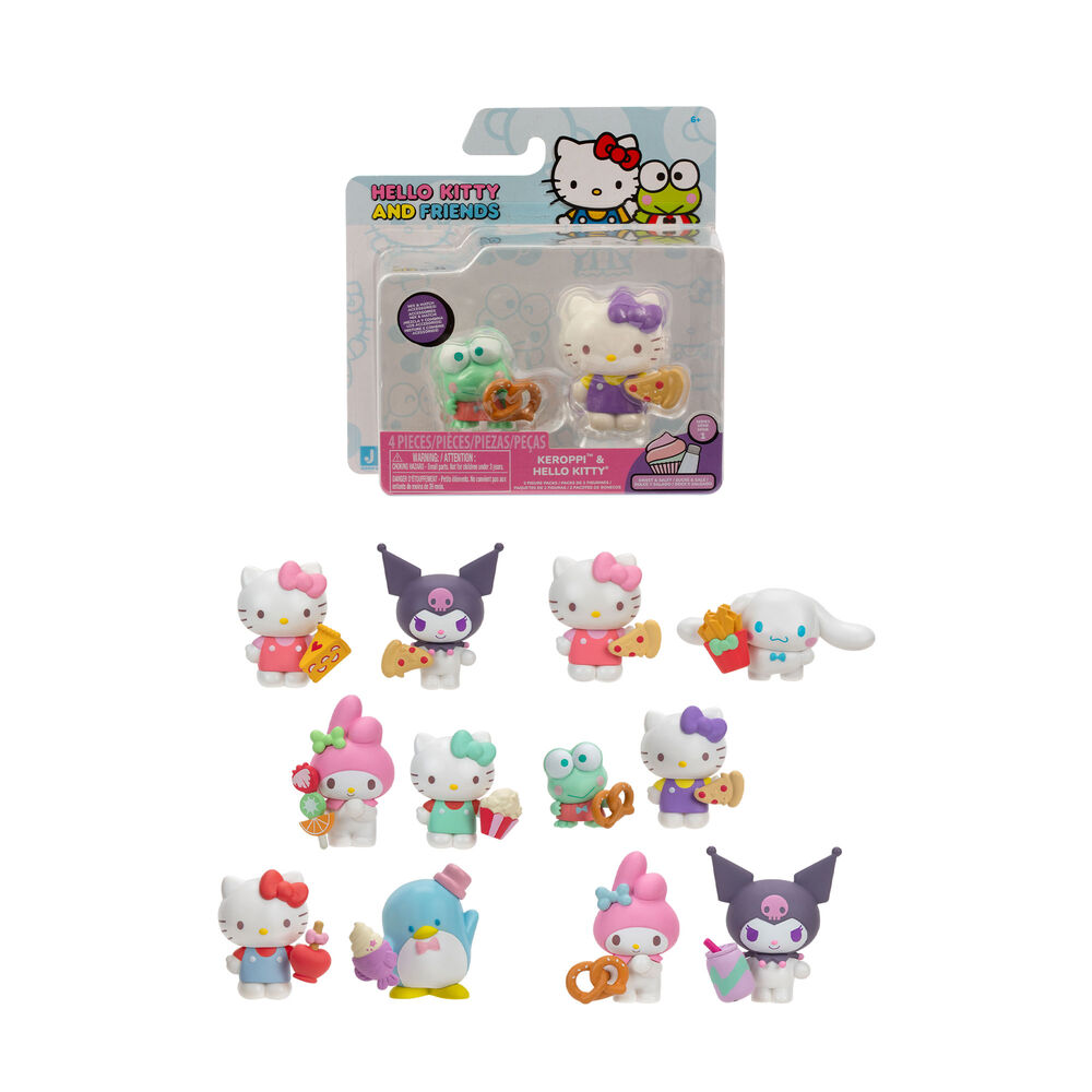 Blister 2 figuras Hello Kitty 5cm surtido
