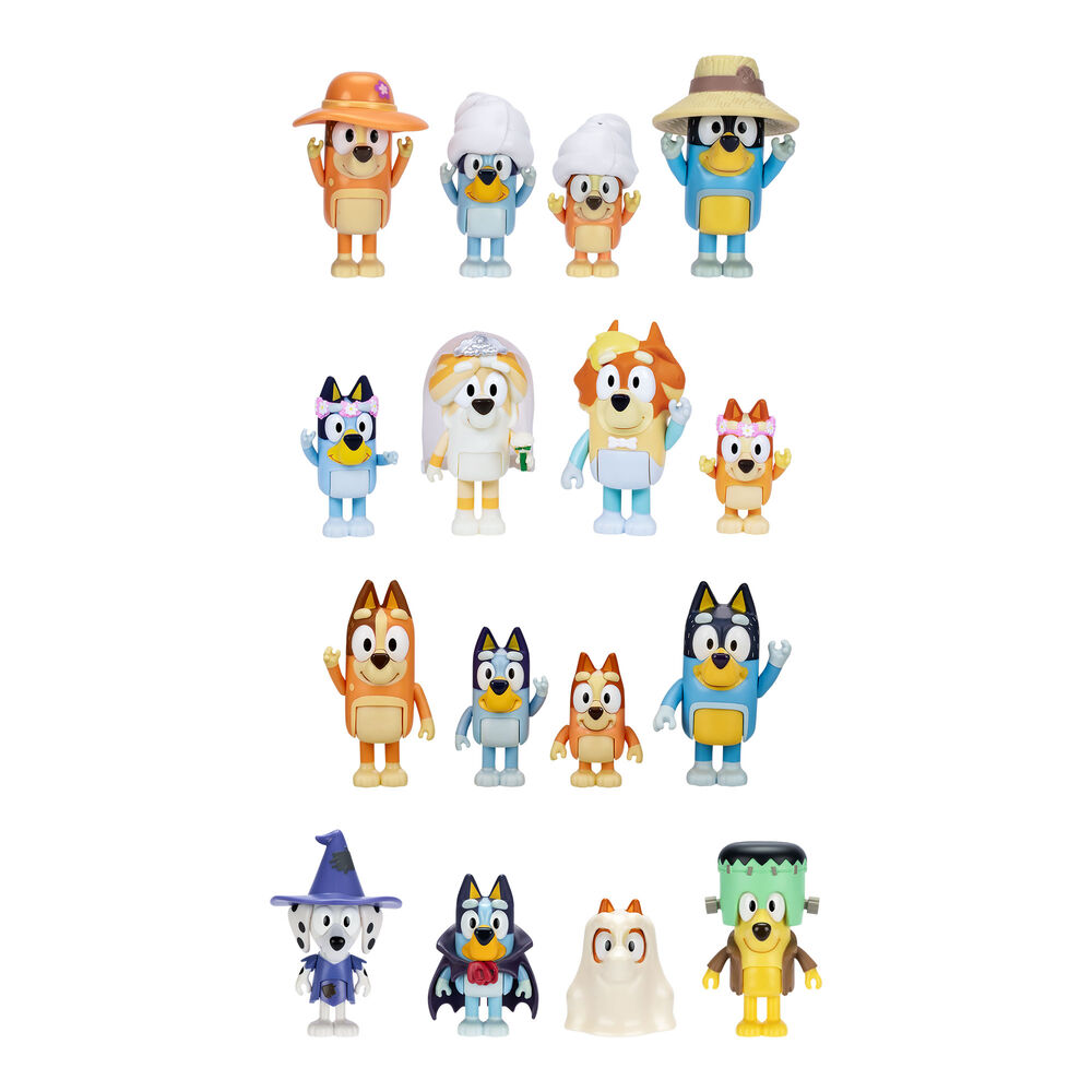 Blister 4 figuras Bluey surtido