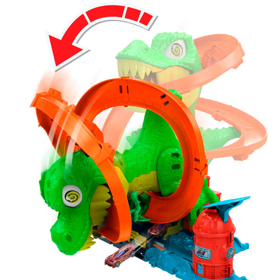 Pista Estacion de Bomberos T-Rex City Hot Wheels - Imagen 3