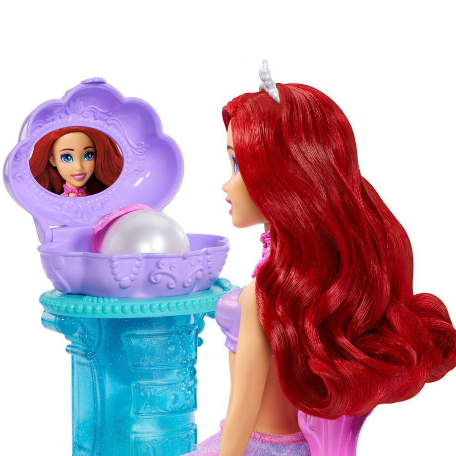 Muñeca Ariel con tocador La Sirenita Princesas Disney - Imagen 4