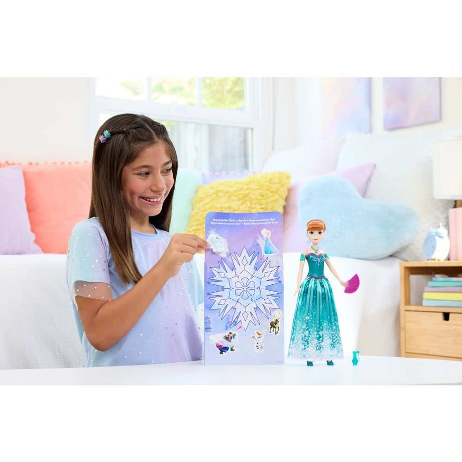 Muñeca Spin And Reveal Anna Frozen Disney - Imagen 6