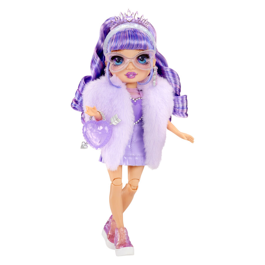 Muñeca Violet Crystal Fashion Rainbow High - Imagen 4
