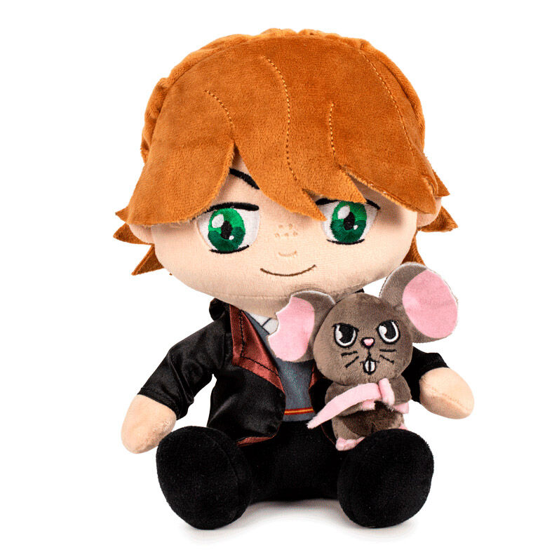 Peluche Ron & Scabbers Harry Potter 25cm