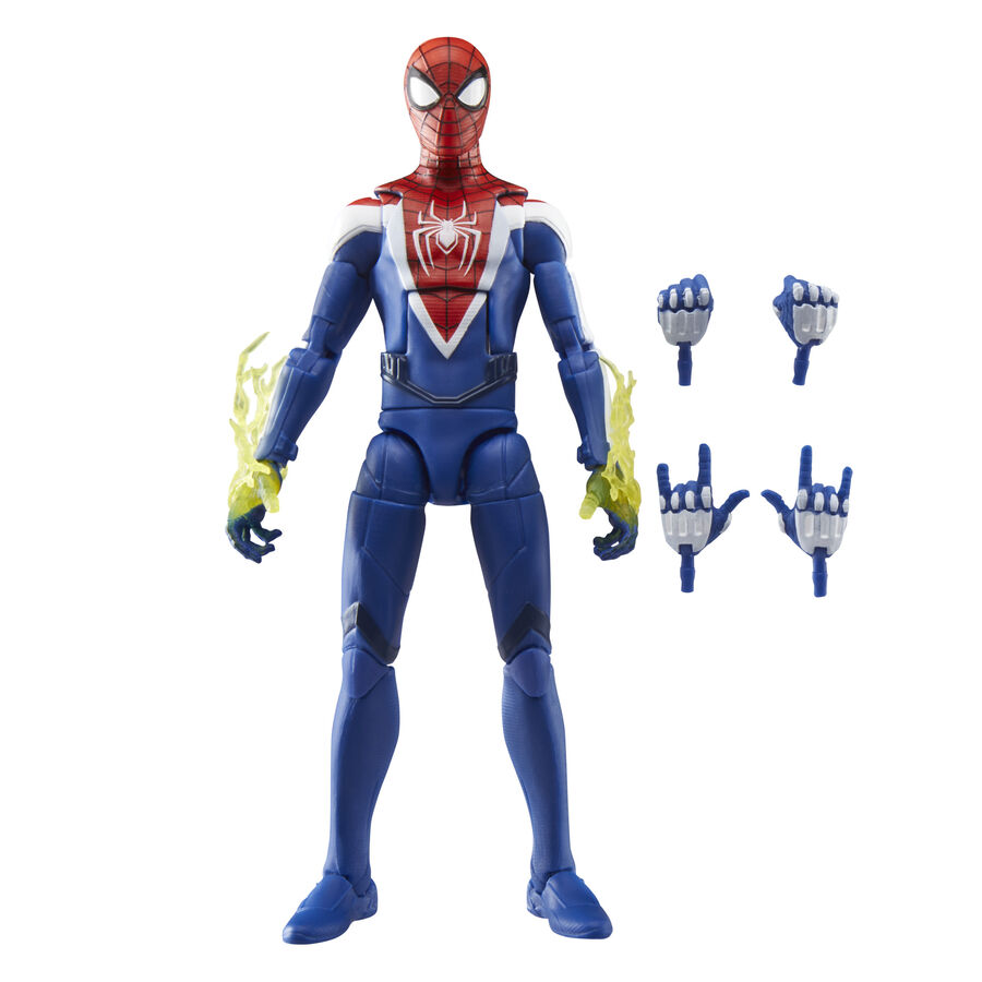 Figura Miles Morales Upgraded Suit Style Spider-Man 2 Marvel Legends 15cm