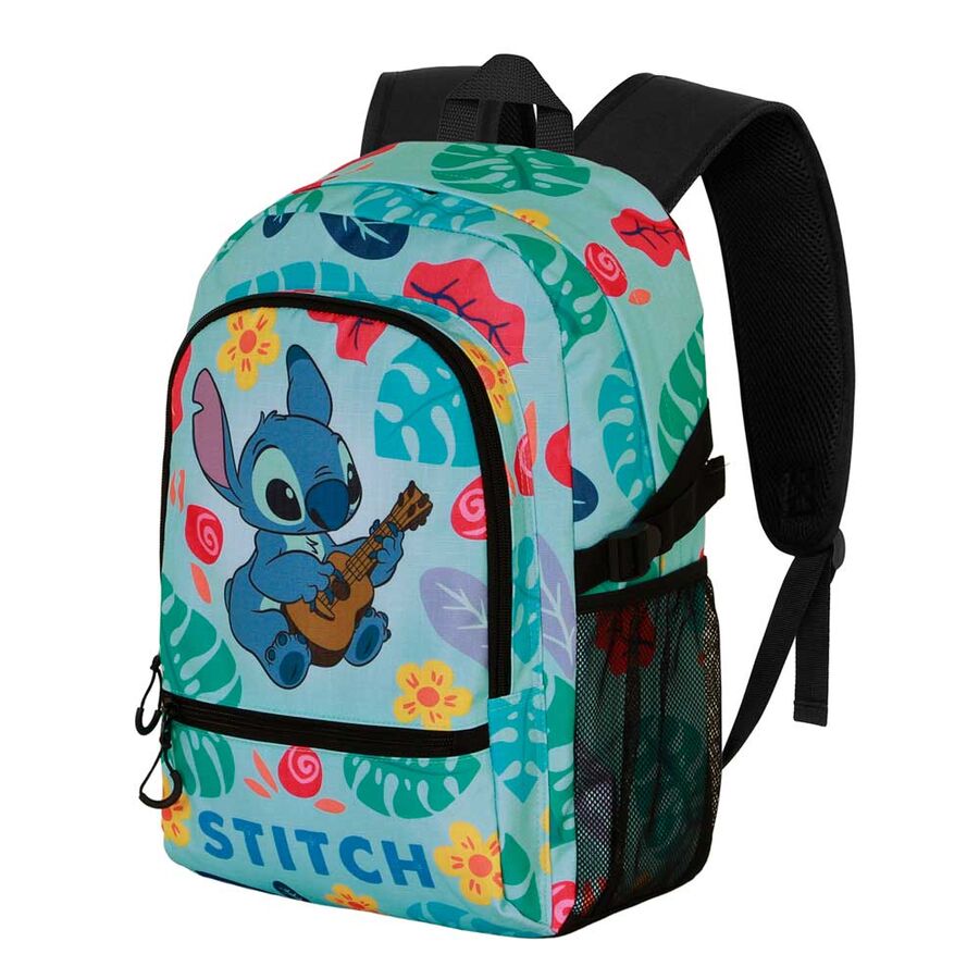 Mochila Guitar Stitch Disney 44cm adaptable