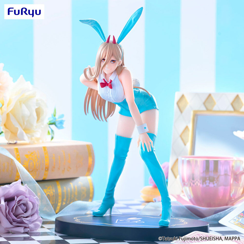 Figura Power Light Blue Color Bicute Bunnies Chainsaw Man 25cm