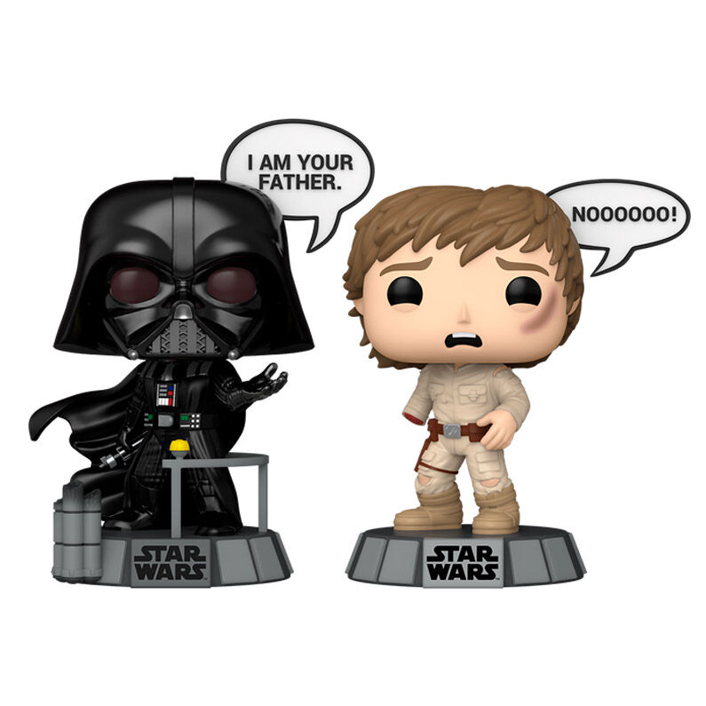 Blister 2 figuras POP Star Wars Darth Vader & Luke Skywalker