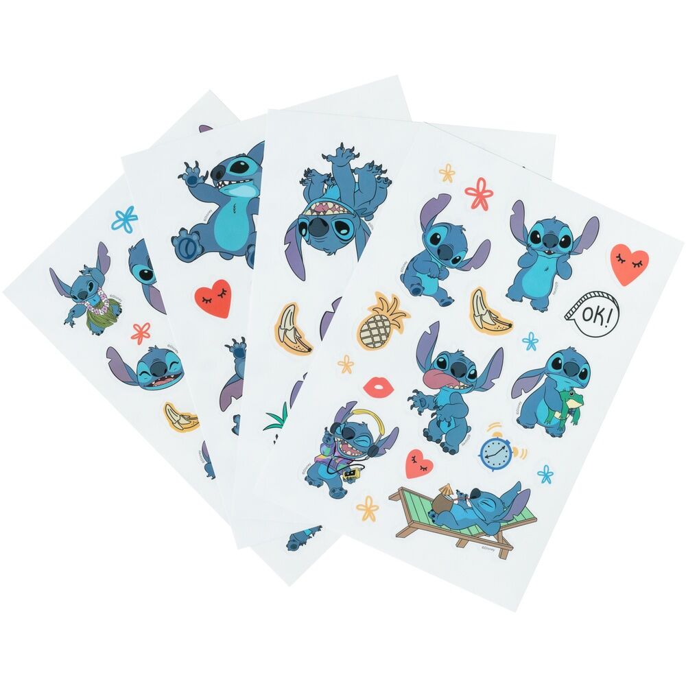 Set pegatinas reutilizables Stitch  Disney