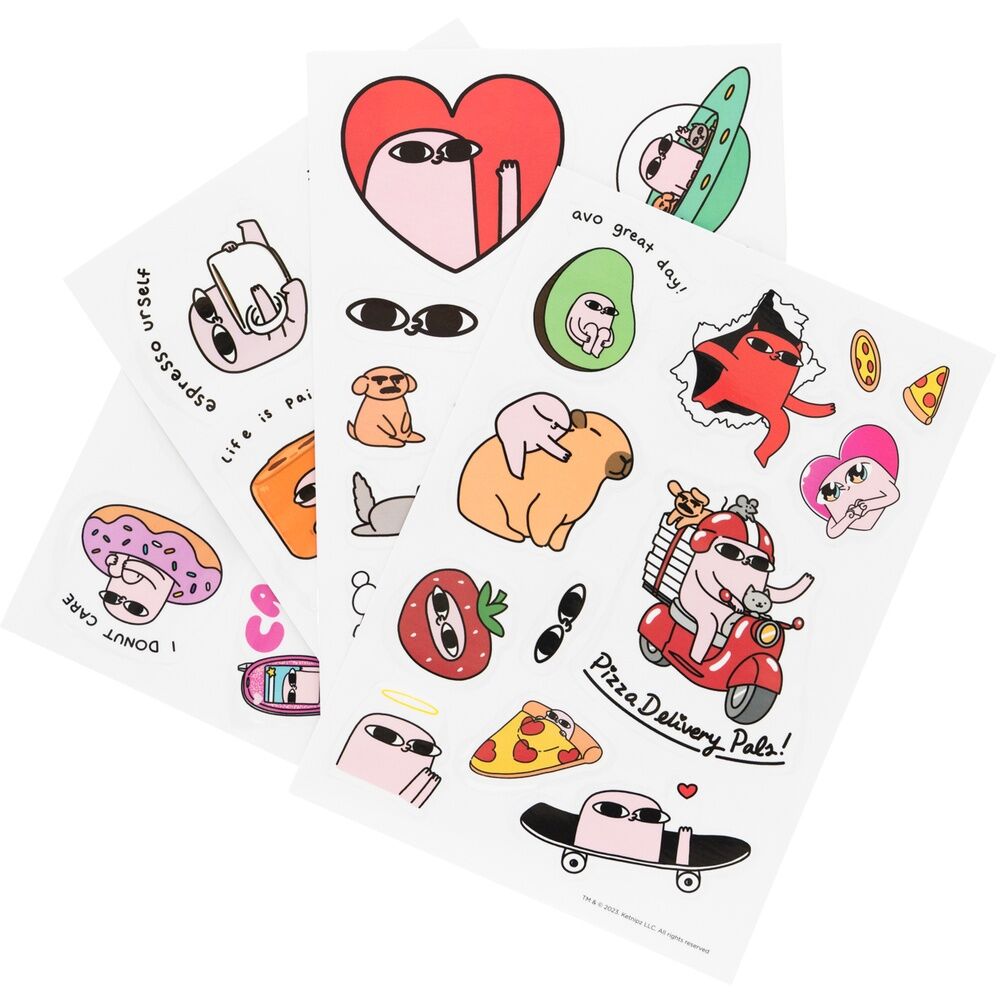 Set pegatinas reutilizables Ketnipz