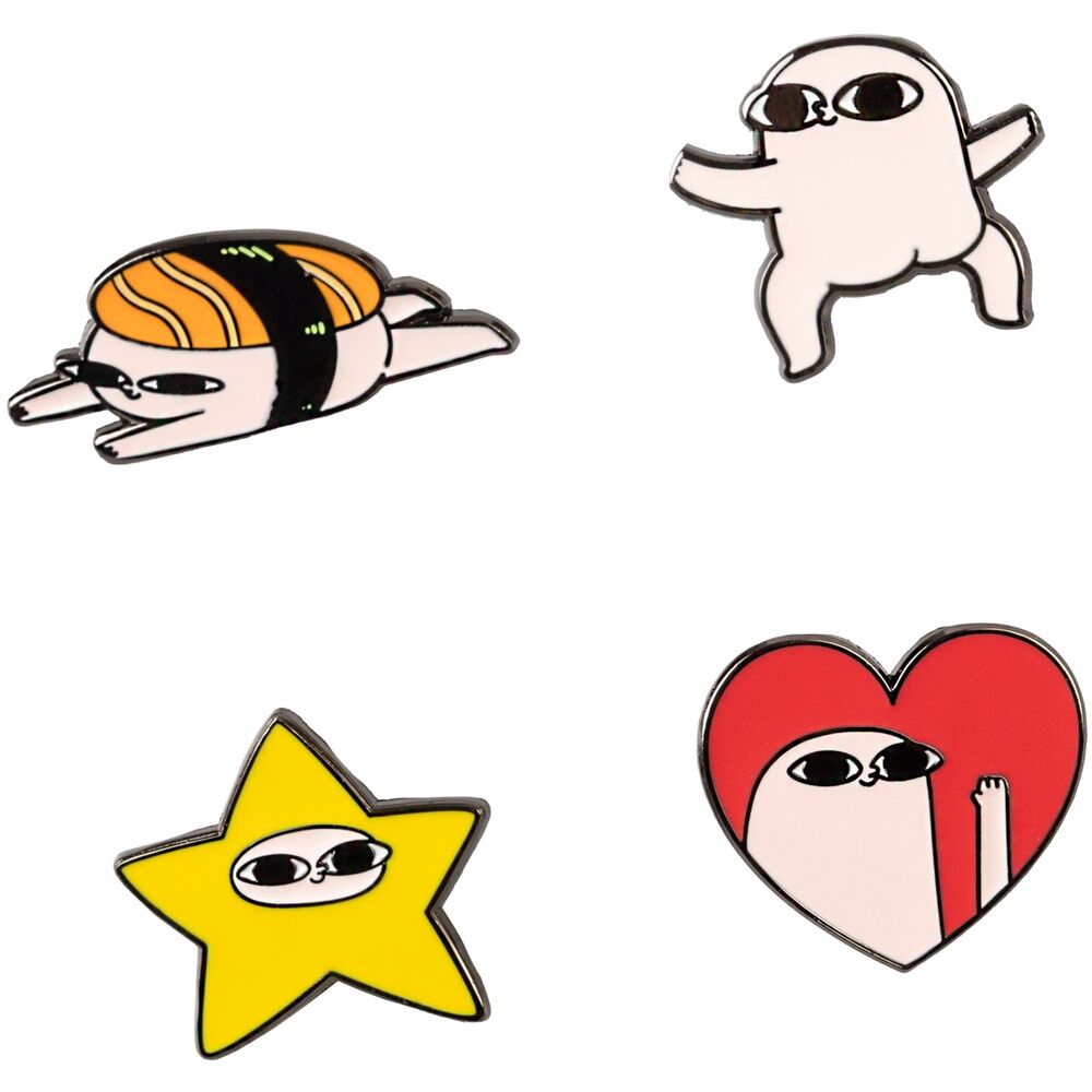 Set 4 pins Ketnipz